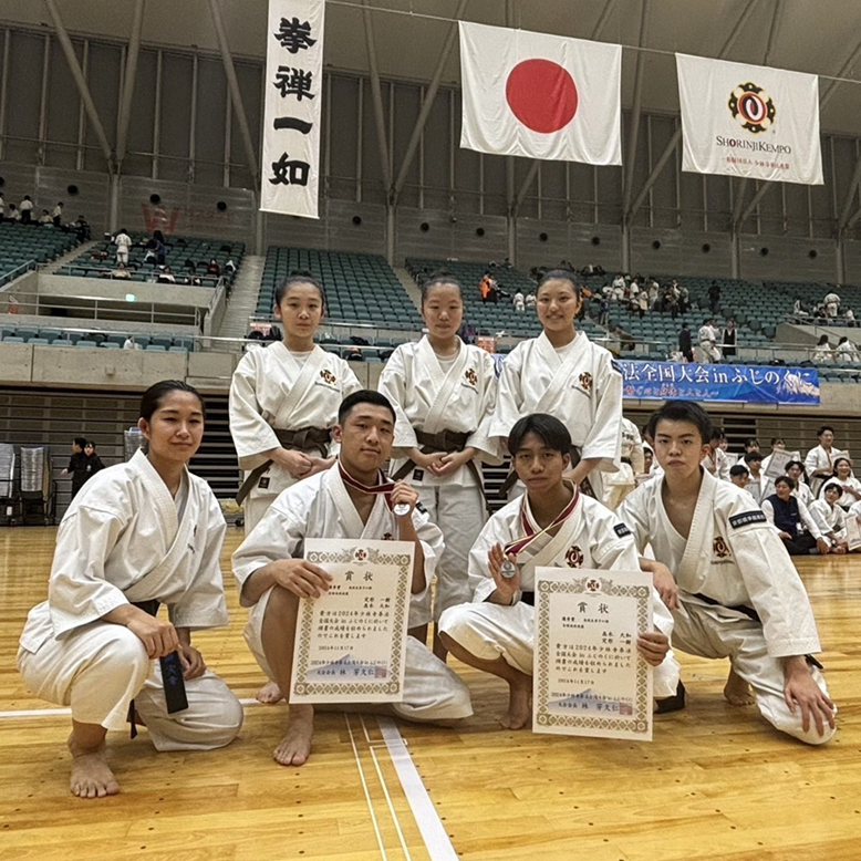 全国大会で優勝＆準優勝：少林寺拳法部〈重点クラブ〉