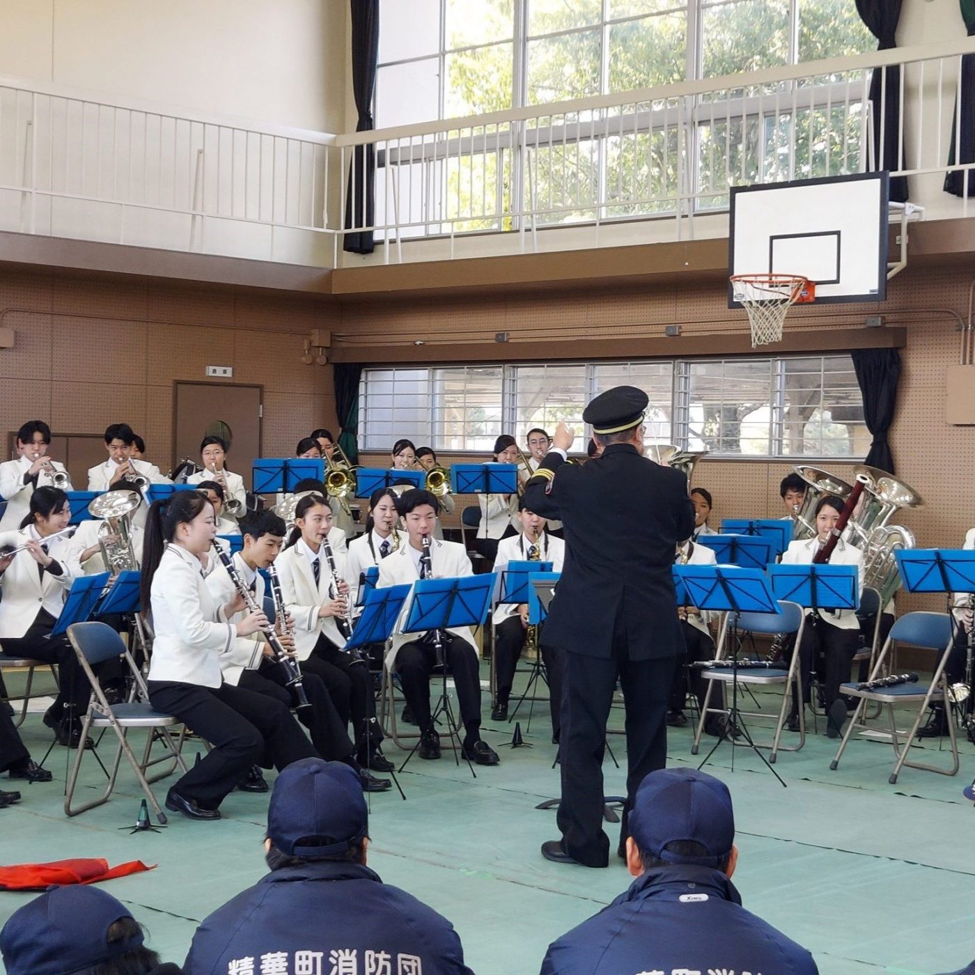 精華町消防本部 出初式：吹奏楽部〈重点クラブ〉