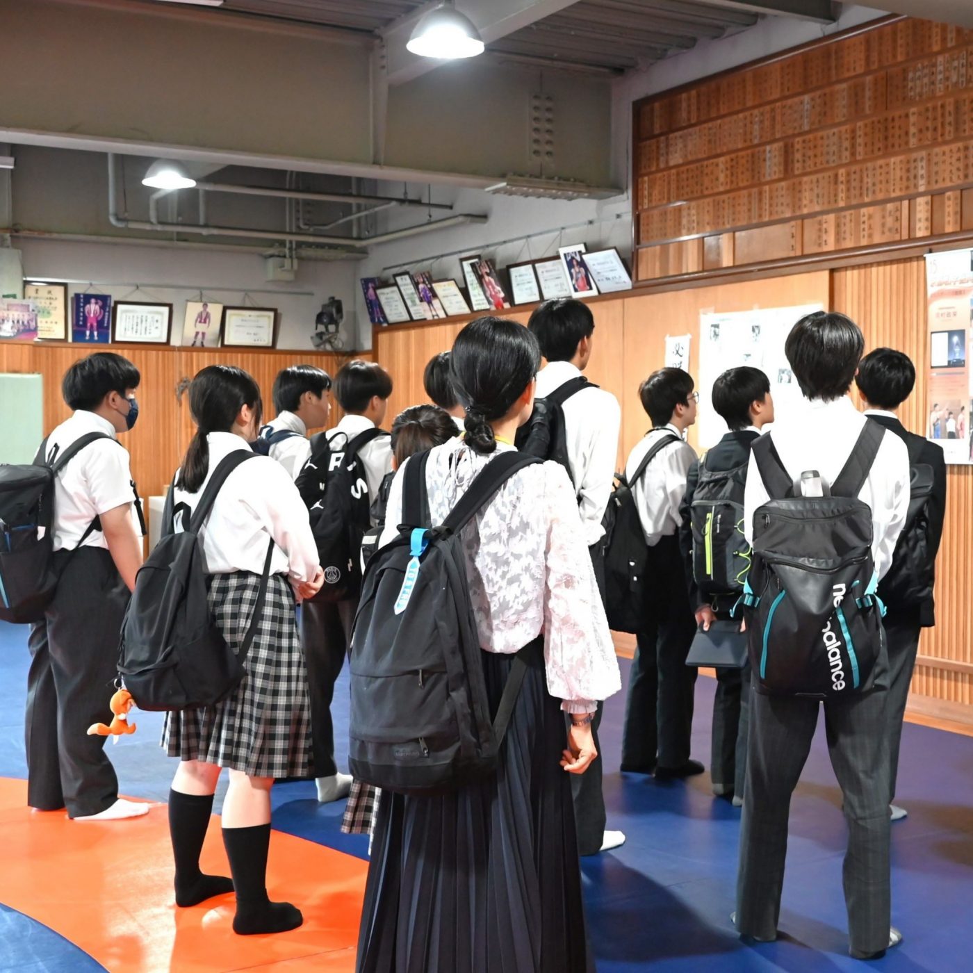 黄檗中学校３年生が来校されました