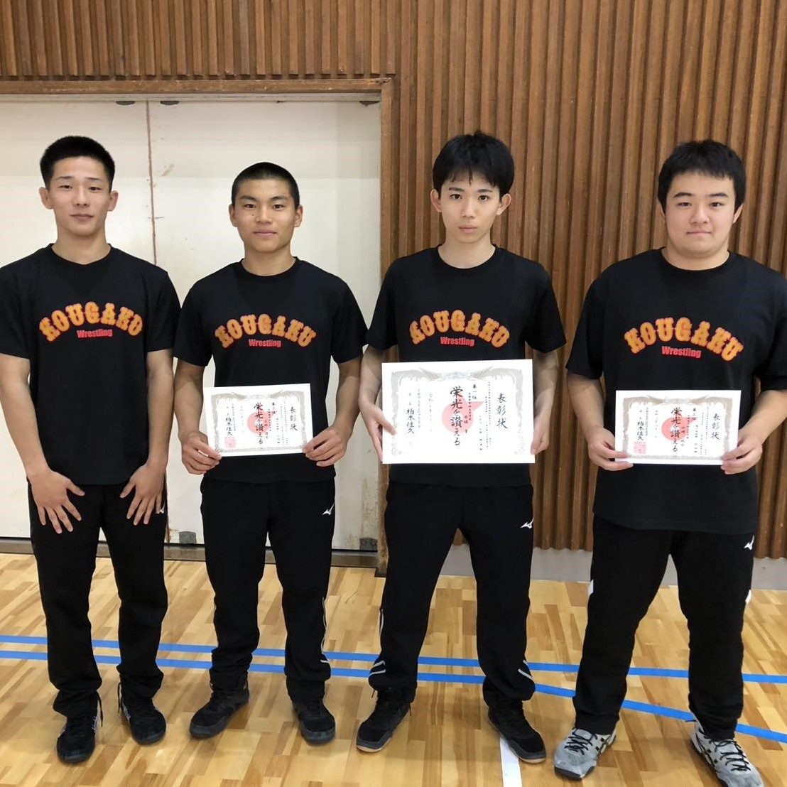 １年生優勝！インターハイ予選：レスリング部