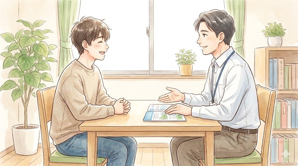 個別相談でやさしく説明します
