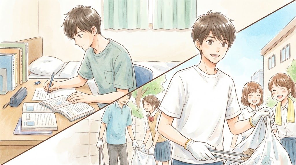 通信制高校は自宅学習を計画的に進める姿勢が大事です