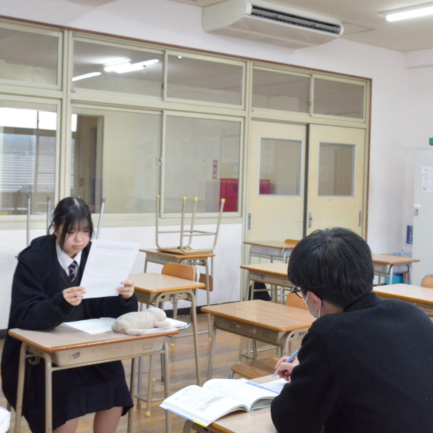 英検二次試験対策を行いました！