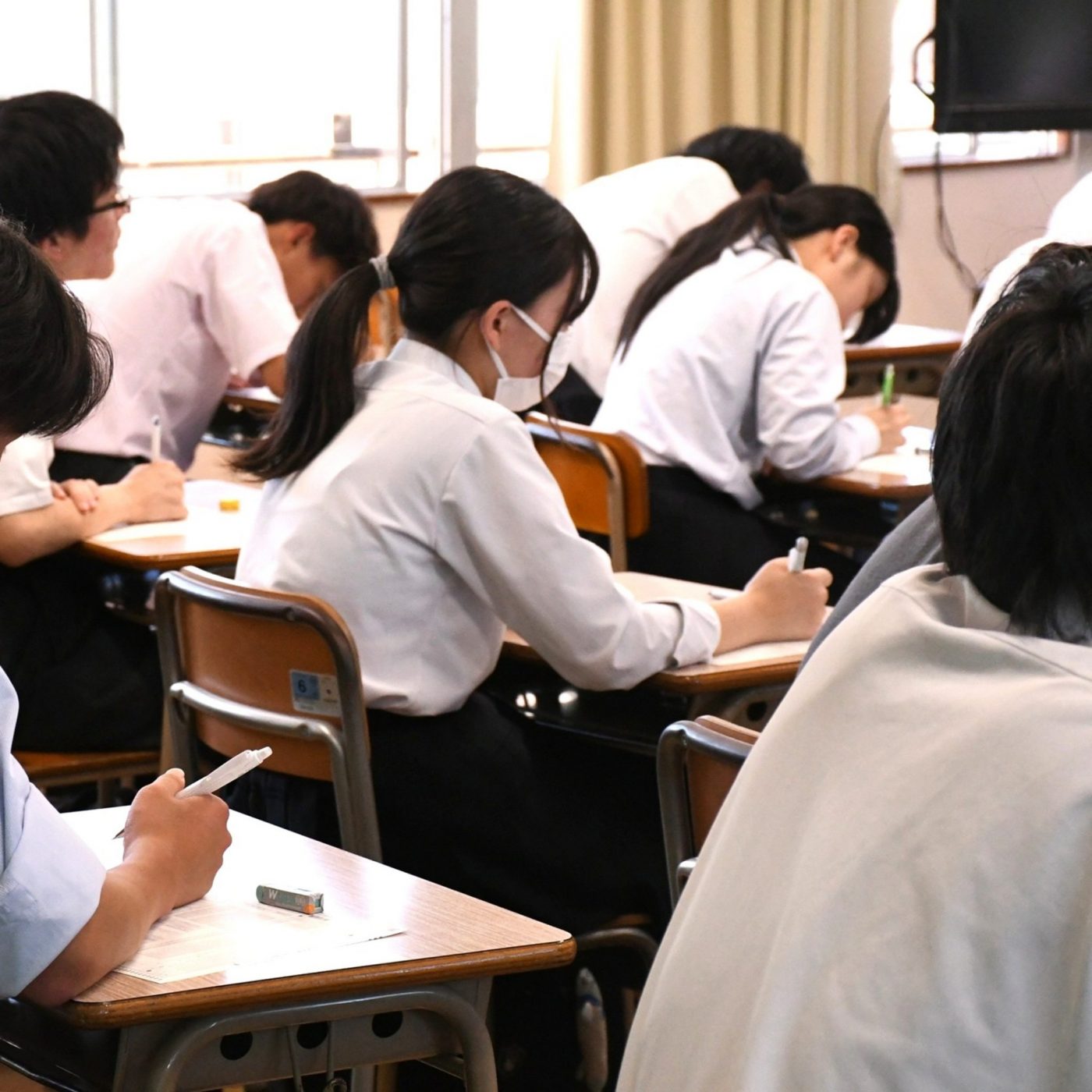 英語検定を実施しました。