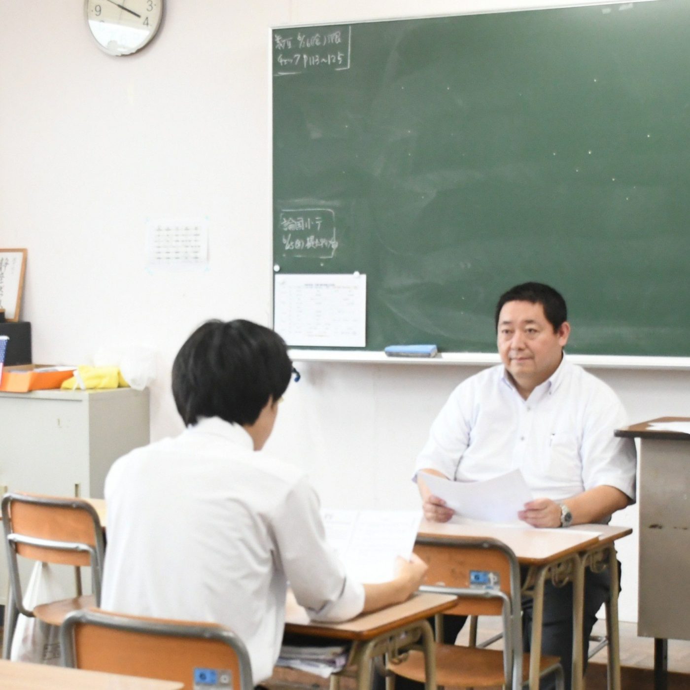 英語検定の二次試験対策を実施